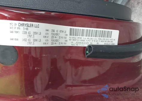 2008 Jeep Grand Cher from USA, damaged, VIN 1J8G548K3BC221679